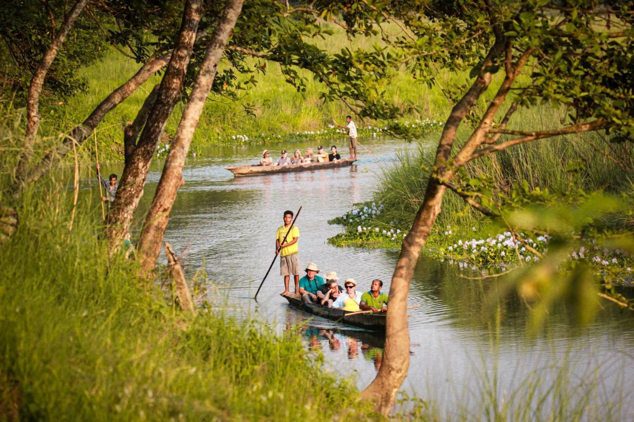 Hotel Tharu Garden, Sauraha Exteriér fotografie